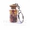 Keyring with amber